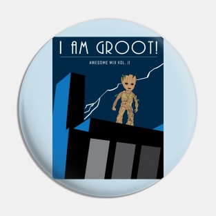 Baby Groot Knight Pin