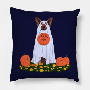 I am just here for the treats - funny Halloween illustration Pillow