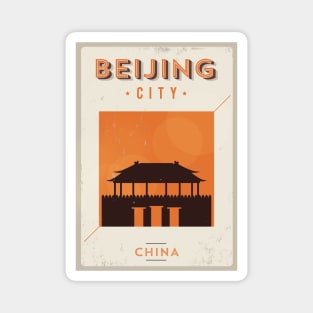 Beijing Poster Design Magnet