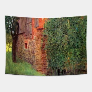 Farmhouse at Kammer by Gustav Klimt Tapestry