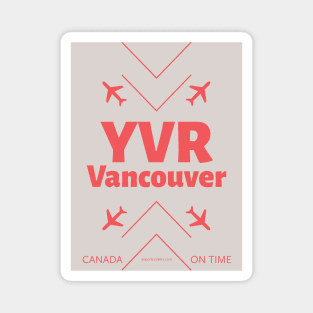 YVR aviation code 10042021 Magnet