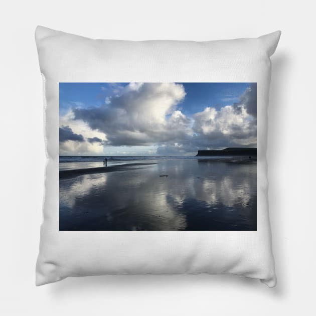 Saltburn Reflection Pillow by acespace