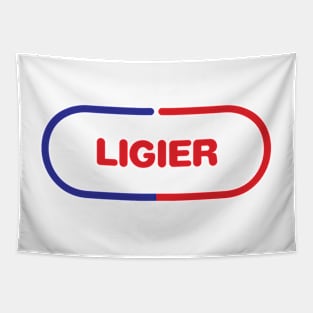 Ligier F1 Team 1980 Hockenheim logo Tapestry