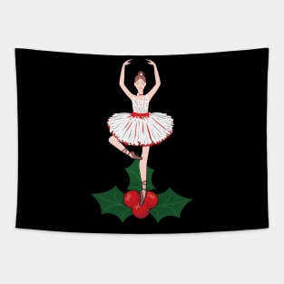 ballerina Christmas Tapestry