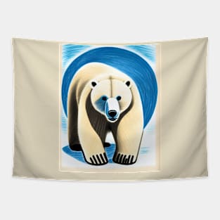 Polar Bear Vortex Tapestry