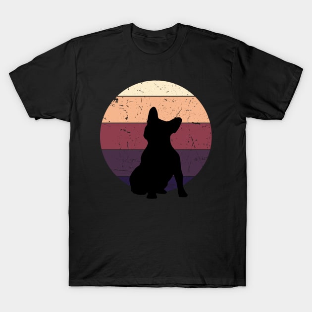 Vintage Retro Sunset French Bulldog T-Shirt Vintage Retro Sunset French Bulldog T-Shirt