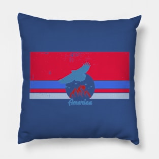 America Eagle Pillow