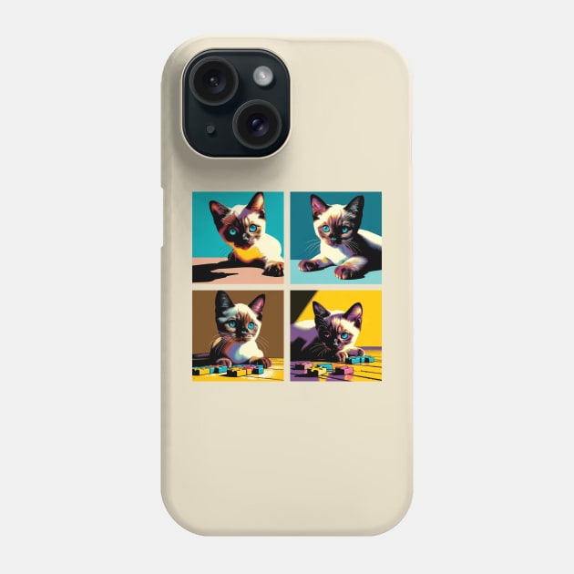Tonkinese Pop Art - Cute Kitties Phone Case by PawPopArt