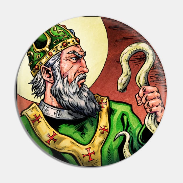 St. Patrick Pin by Our Fake History