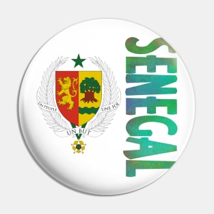 Senegal Coat of Arms Design Pin