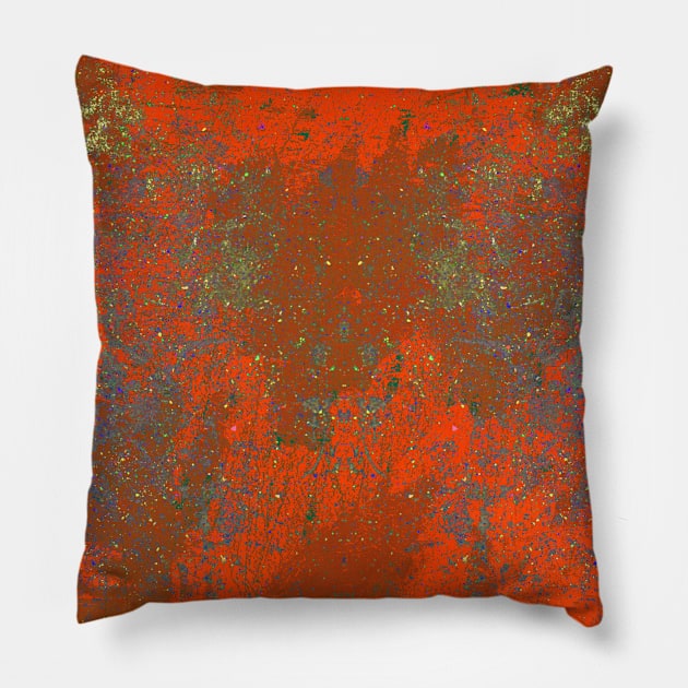 Fire Grunge Pillow by jen28