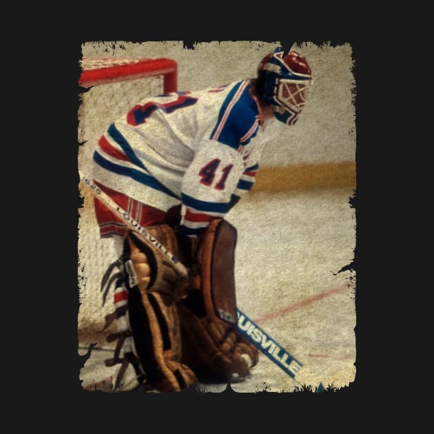 Eddie Mio, 1983 in New York Rangers (3.50 GAA) by Momogi Project