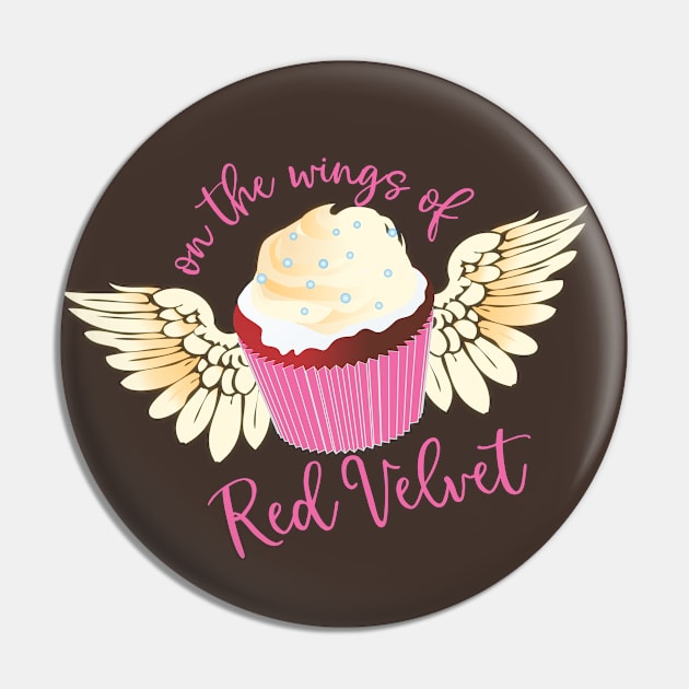 Red velvet cupcake angel wings baking bakery sweets Pin by BigMRanch