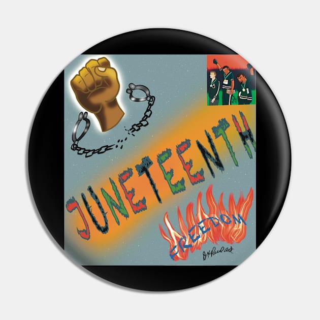 Juneteenth Pin by Dr Paul Art