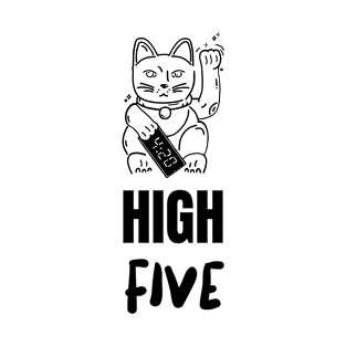 High Five Cat T-Shirt