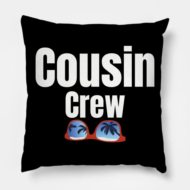 Cousin Crew Pillow by HobbyAndArt