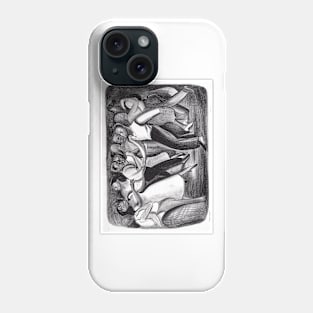 Harlem Street Dance New York City by Elizabeth Olds 1935-1943 Phone Case