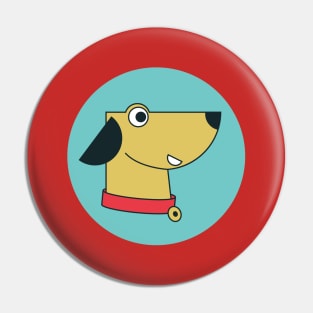 Dog Face Pin