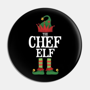 Chef Elf Matching Family Group Christmas Party Pajamas Pin