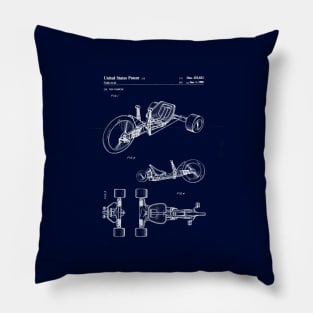 Green Machine | Patent Drawing Pillow