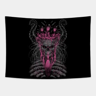 Design "Dark Aquarius" Purple Tapestry