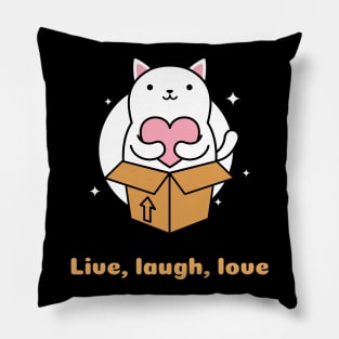 Live, laugh, love Pillow