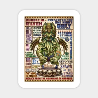 Rumble in R'lyeh Poster Magnet