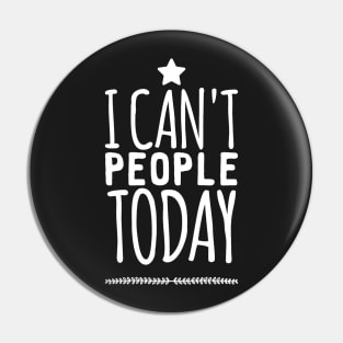 I can't people today Pin