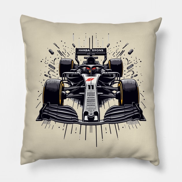 Formula 1 Pillow by Vehicles-Art