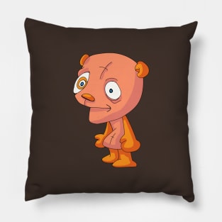 Orange bear Pillow