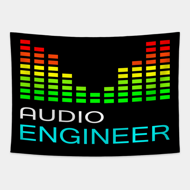 audio engineer sound engineering Tapestry by PrisDesign99