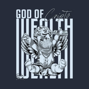 Hip Hop Streetwear Crypto God of wealth T-Shirt