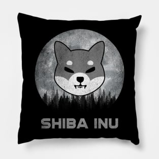 Vintage Shiba Inu Coin To The Moon Shib Army Crypto Token Cryptocurrency Blockchain Wallet Birthday Gift For Men Women Kids Pillow