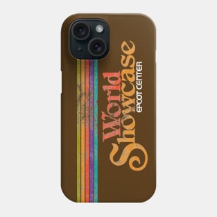 Epcot World Showcase Stripes Vintage Phone Case