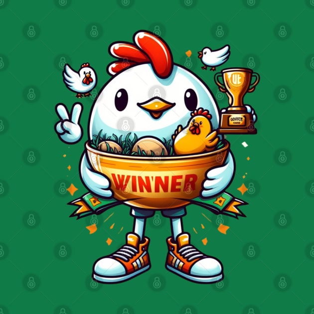 Winner Winner Chicken Dinner by BukovskyART