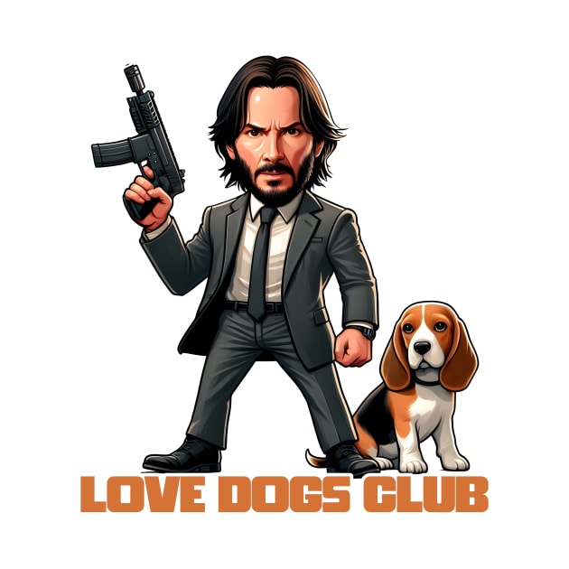 LOVE DOG (Gun) CLUB by Rawlifegraphic