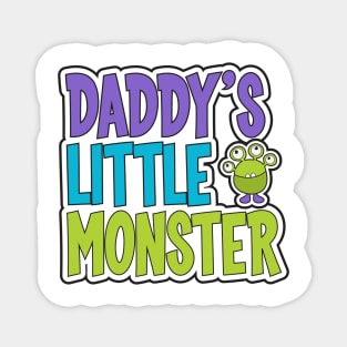 Daddy's Little Monster Magnet