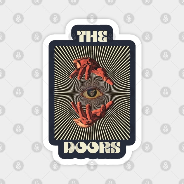 Hand Eyes The Doors Magnet by Kiho Jise