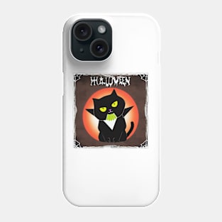 Cute Spooky Halloween Cat Phone Case