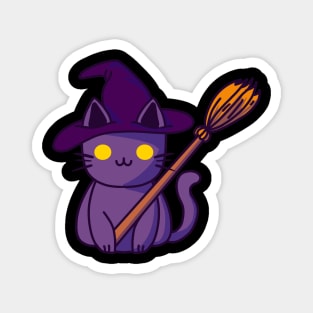 Witch kitty Magnet