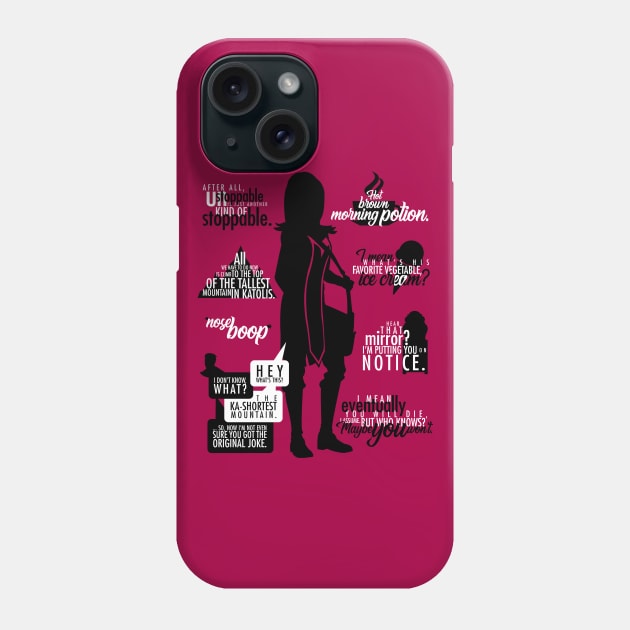 The Dragon Prince - Claudia Quotes Phone Case by firlachiel