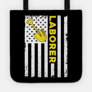 Laborer American Flag 4th Of July Tote