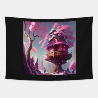 The Cherry Blossom House Tapestry