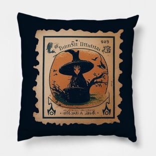 Hocus Pocus 4 Stamp - Postage Stamp Series Pillow