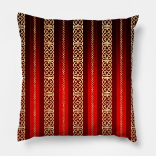 Viking red Pillow