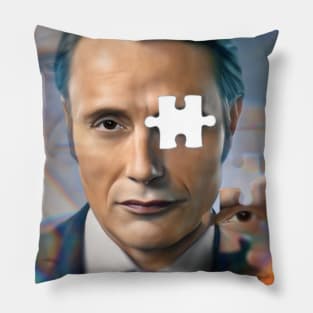 Hannibal Hallucination Prism Puzzle Piece Pillow