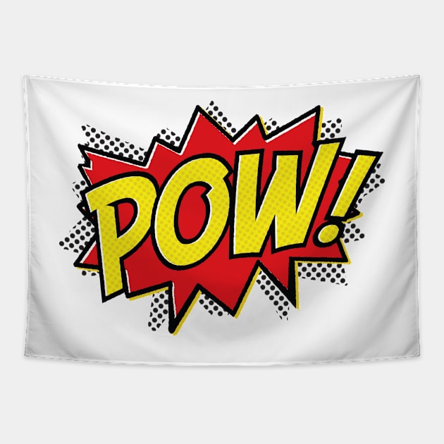 POW! Tapestry by Bugsponge