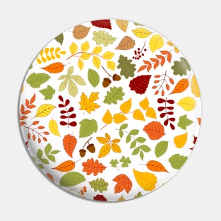 Unique Fall Autumn Pattern Pin