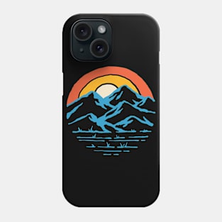 Mountain and Rainbow Phone Case