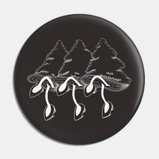 Inverted Trees Pin